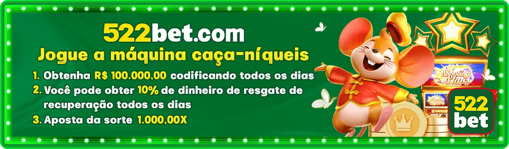 Imagem promocional da 522bet.com mostrando a plataforma e suas vantagens